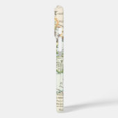 Monogram Antiek Kaart & Paspoort Vakantie Case-Mate iPhone Case (Achterkant / Links)