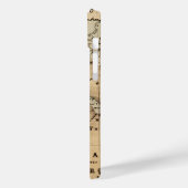 Monogram  Antiek Kaart van Italië Vakantie Case-Mate iPhone Case (Achterkant / Links)