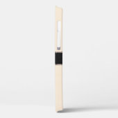 Monogram Antiek witte Kleur Achtergrond Case-Mate iPhone Case (Achterkant / Links)