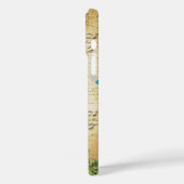 Monogram Antieke Vogel Eiffeltoren  Case-Mate iPhone Case (Achterkant / Links)