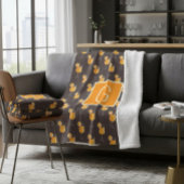 Monogram Aperol Spritz fleece deken