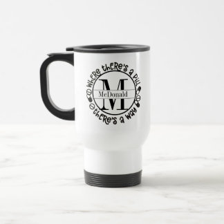 Monogram apotheker/technicus reisbureau reisbeker