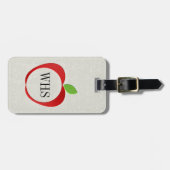 Monogram Apple Bagagelabel. Terug bekijken Bagagelabel (Voorkant horizontaal)