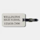 Monogram Apple Bagagelabel. Terug bekijken Bagagelabel (Achterkant horizontaal)