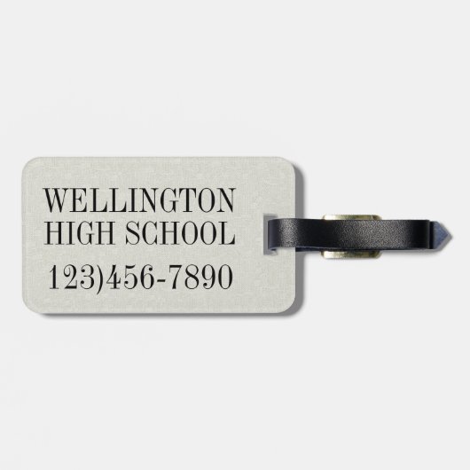 Monogram Apple Bagagelabel. Terug bekijken Bagagelabel (Achterkant horizontaal)