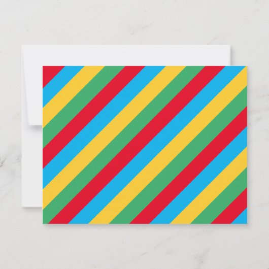 Monogram Apple Kleurrijke Schattigee Leraar Statio Notitiekaartje (Achterkant)