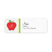 Monogram Apple Return Label (Voorkant)