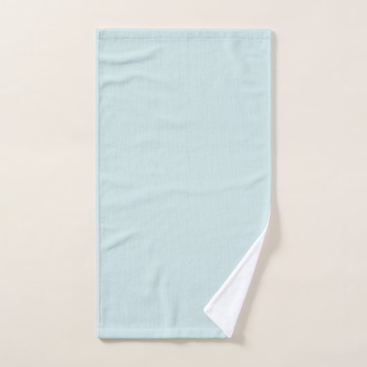 Monogram Aqua Blue Bad Handdoek (Handdoek)