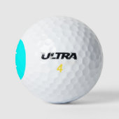 Monogram Aqua Formeel Monochroom Golfballen (Logo)