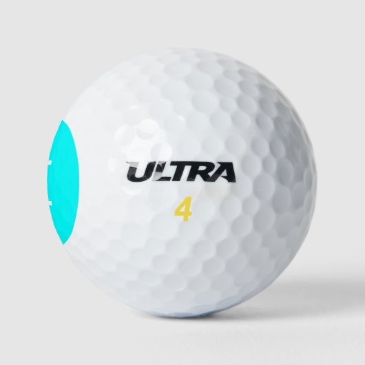 Monogram Aqua Formeel Monochroom Golfballen (Logo)