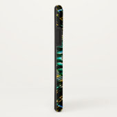 Monogram Aqua Gold Geometric Artistry Case-Mate iPhone Case (Achterkant/rechts)