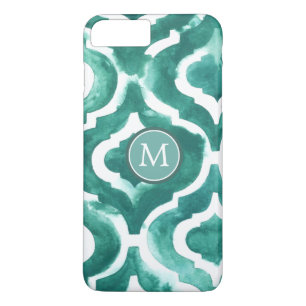Monogram   Aquamarine Motif IV Case-Mate iPhone Case