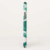 Monogram | Aquamarine Motif IV Case-Mate iPhone Case (Achterkant / rechts)