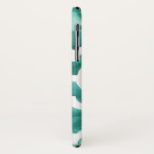 Monogram | Aquamarine Motif IV Case-Mate iPhone Case (Achterkant/links)