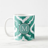 Monogram | Aquamarine Motif IV Koffiemok (Links)