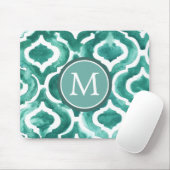 Monogram | Aquamarine Motif IV Muismat (Met muis)