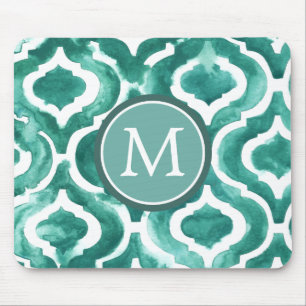 Monogram   Aquamarine Motif IV Muismat