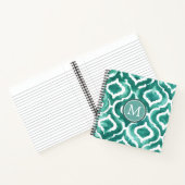 Monogram | Aquamarine Motif IV Notitieboek (Binnen)