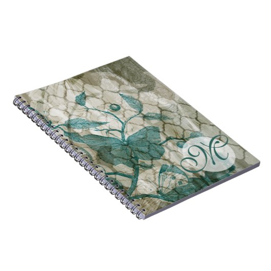 Monogram | Arabesque Butterflies V Notitieboek (Rechterzijde)
