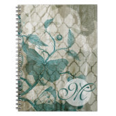 Monogram | Arabesque Butterflies V Notitieboek (Voorkant)