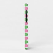 MONOGRAM ARGYLE ROZE GROEN PATROON Case-Mate iPhone CASE (Achterkant/links)