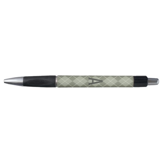 Monogram Argyle Schrijvende Pen Gift (Voorkant)