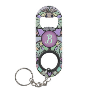 Monogram Art Deco Patroon Mini Flessenopener