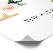 Monogram Art Print, Letter A, Wedding, Nursery Poster (Hoek)