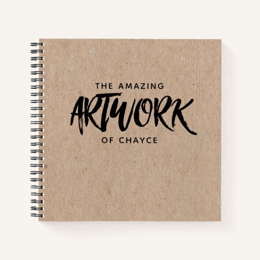 Monogram Artist Sketchbook Notitieboek (Voorkant)