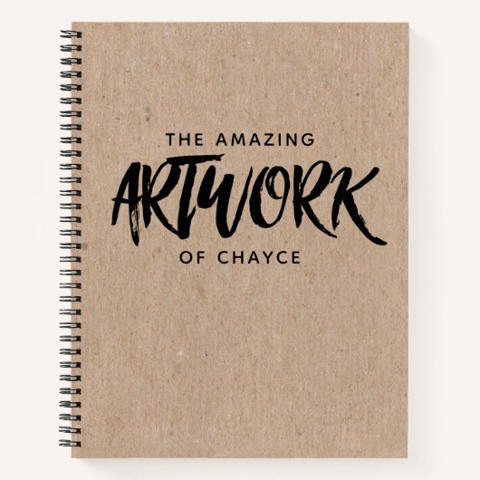 Monogram Artist Sketchbook Notitieboek (Voorkant)