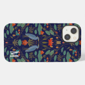 Monogram Arts & Crafts Heron iPhone / iPad-hoesje Hoesje (Achterkant horizontaal)
