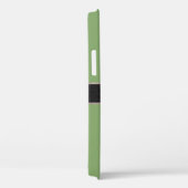 Monogram Asparagus Kleurachtergrond Case-Mate iPhone Case (Achterkant / Rechts)