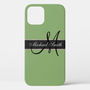 Monogram Asparagus Kleurachtergrond Case-Mate iPhone Case