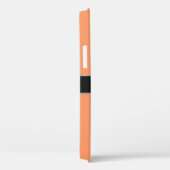 Monogram Atomic tangerine Color Background Case-Mate iPhone Case (Achterkant / Rechts)