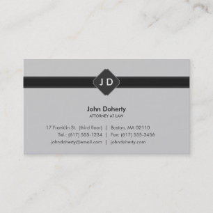 Monogram Attorney at Law - Visitekaartje