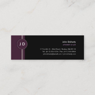 Monogram Attorney at Law - Visitekaartje