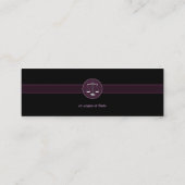 Monogram Attorney at Law - Visitekaartje (Achterkant)