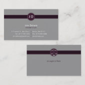 Monogram Attorney at Law - Visitekaartje (Voorkant / Achterkant)
