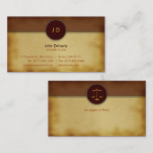 Monogram Attorney at Law - Visitekaartje (Voorkant / Achterkant)