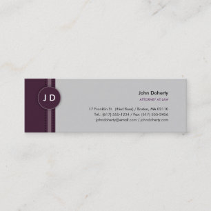 Monogram Attorney at Law - Visitekaartje