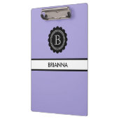 Monogram Aura Indigo en Zwart Klembord (Links)