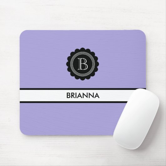 Monogram Aura Indigo en Zwart Muismat (Met muis)