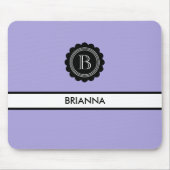 Monogram Aura Indigo en Zwart Muismat (Voorkant)