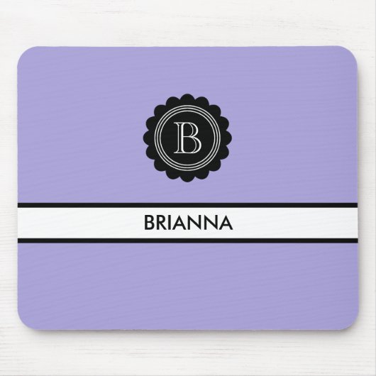 Monogram Aura Indigo en Zwart Muismat (Voorkant)