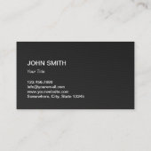 Monogram Automobiel Professionele Metaalauto Visitekaartje (Achterkant)