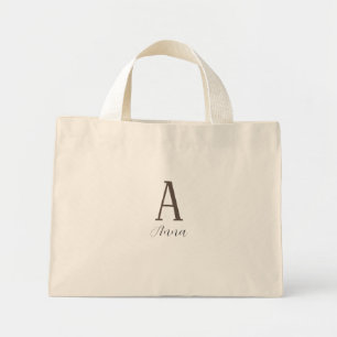 Monogram Autumn vibe Mini Tote Bag