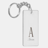 Monogram Autumn vibe Sleutelhanger (Voorkant Links)