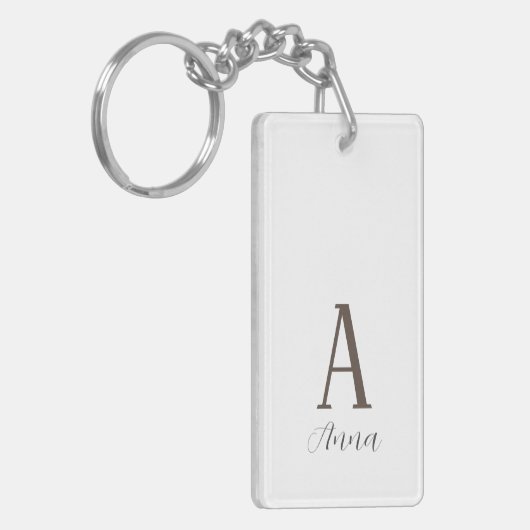 Monogram Autumn vibe Sleutelhanger (Voorkant Links)