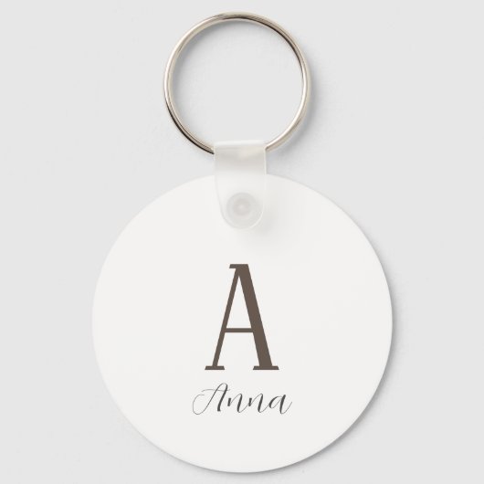Monogram Autumn vibe Sleutelhanger (Achterkant)