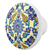Monogram Azulejo Ceramic Style  Ornament Keramische Knop (Rechts)